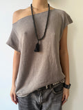 beige knit top