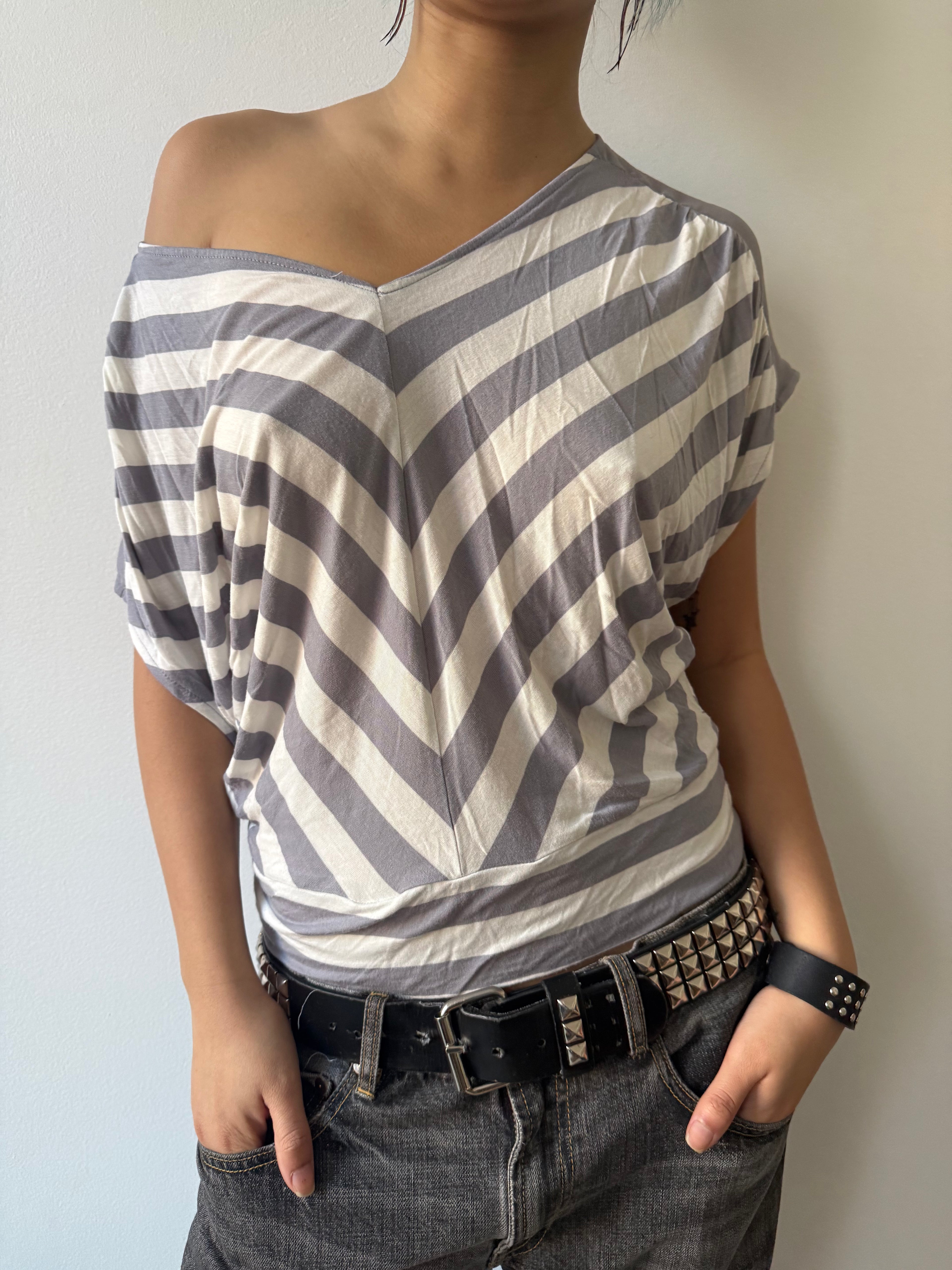 striped express top