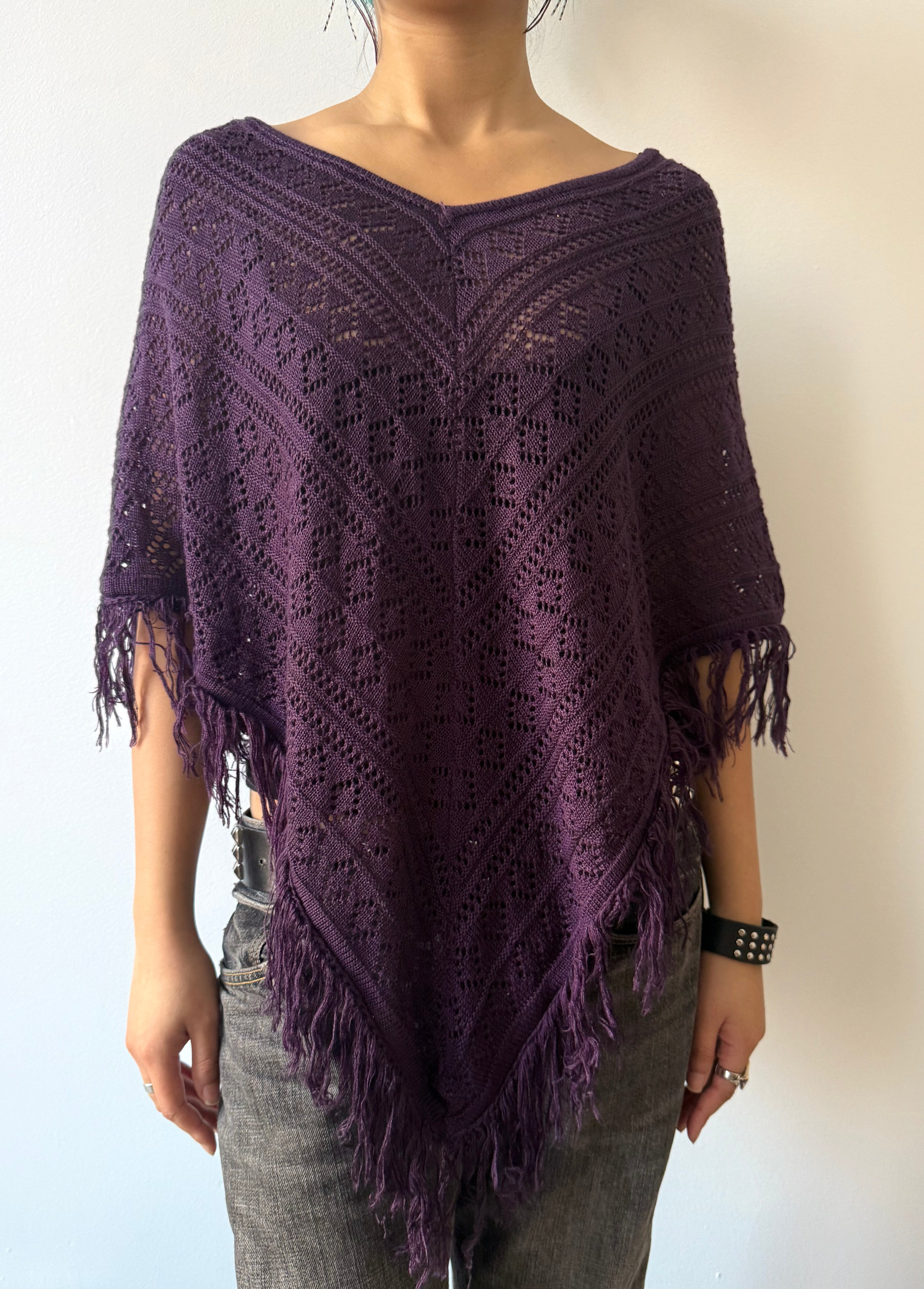 fringe poncho
