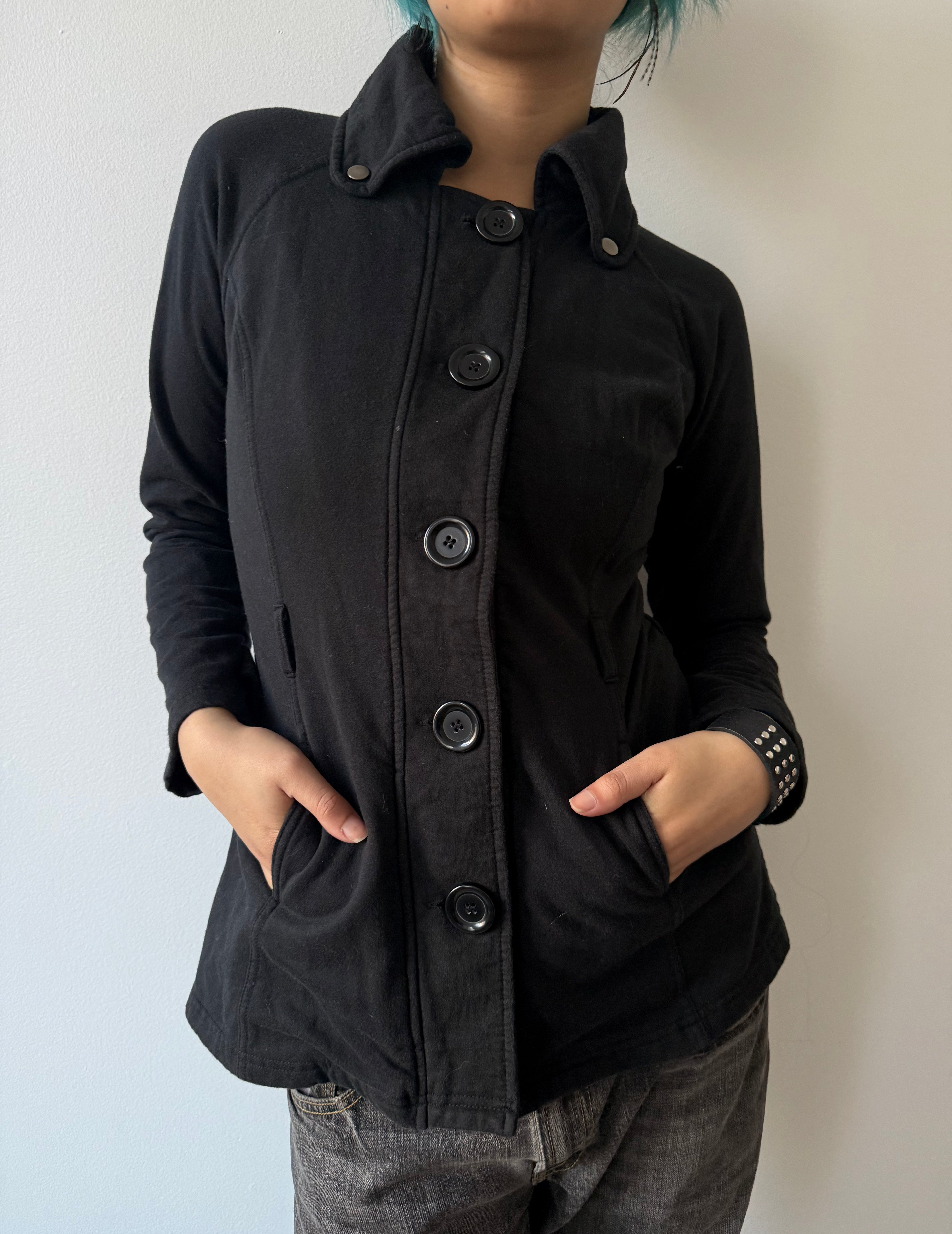 kitty button-up coat