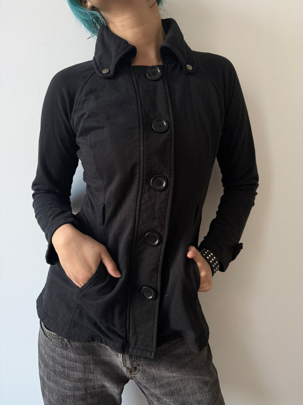 kitty button-up coat