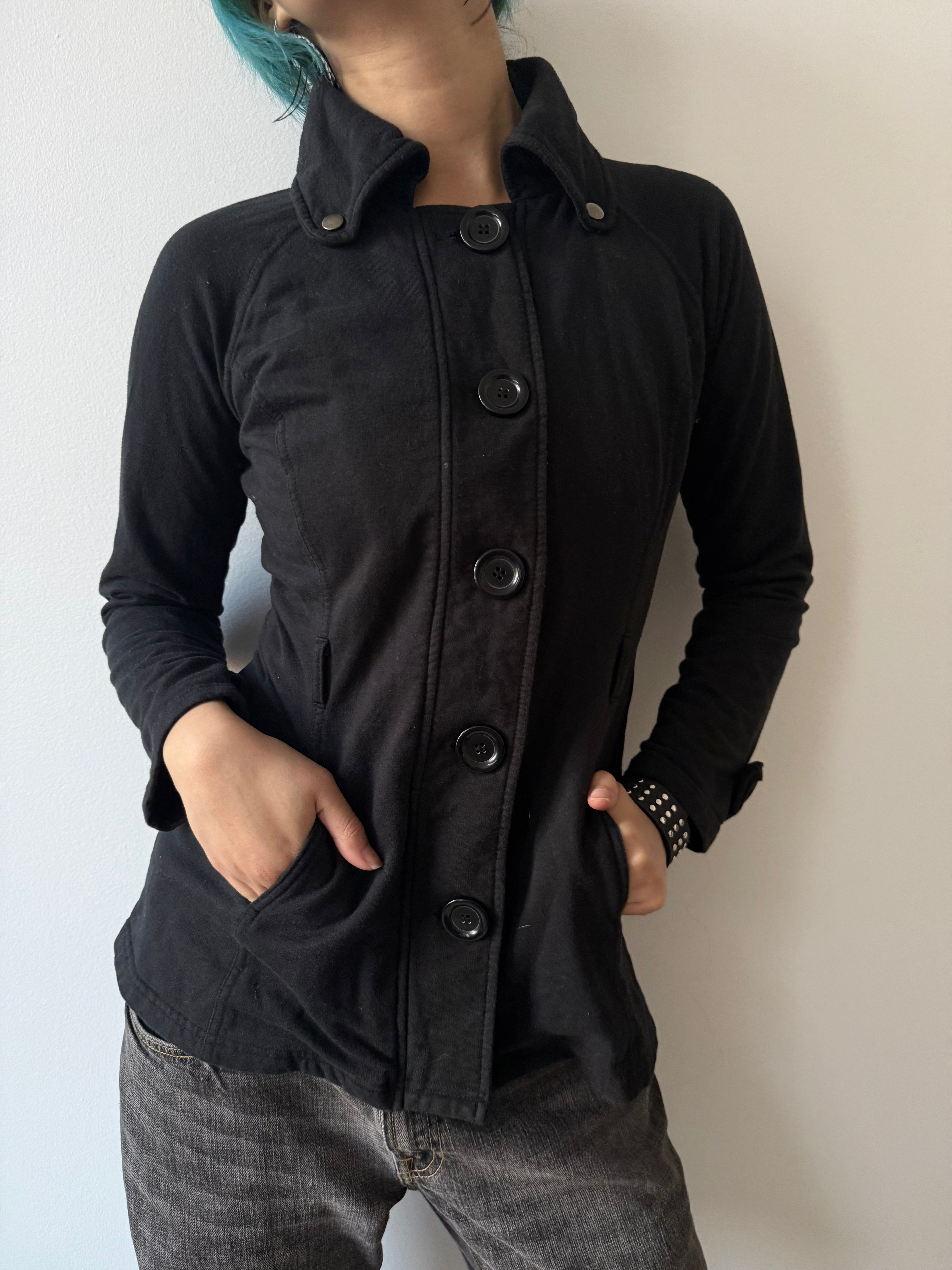 kitty button-up coat