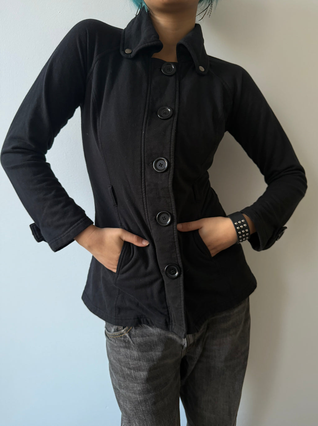 kitty button-up coat