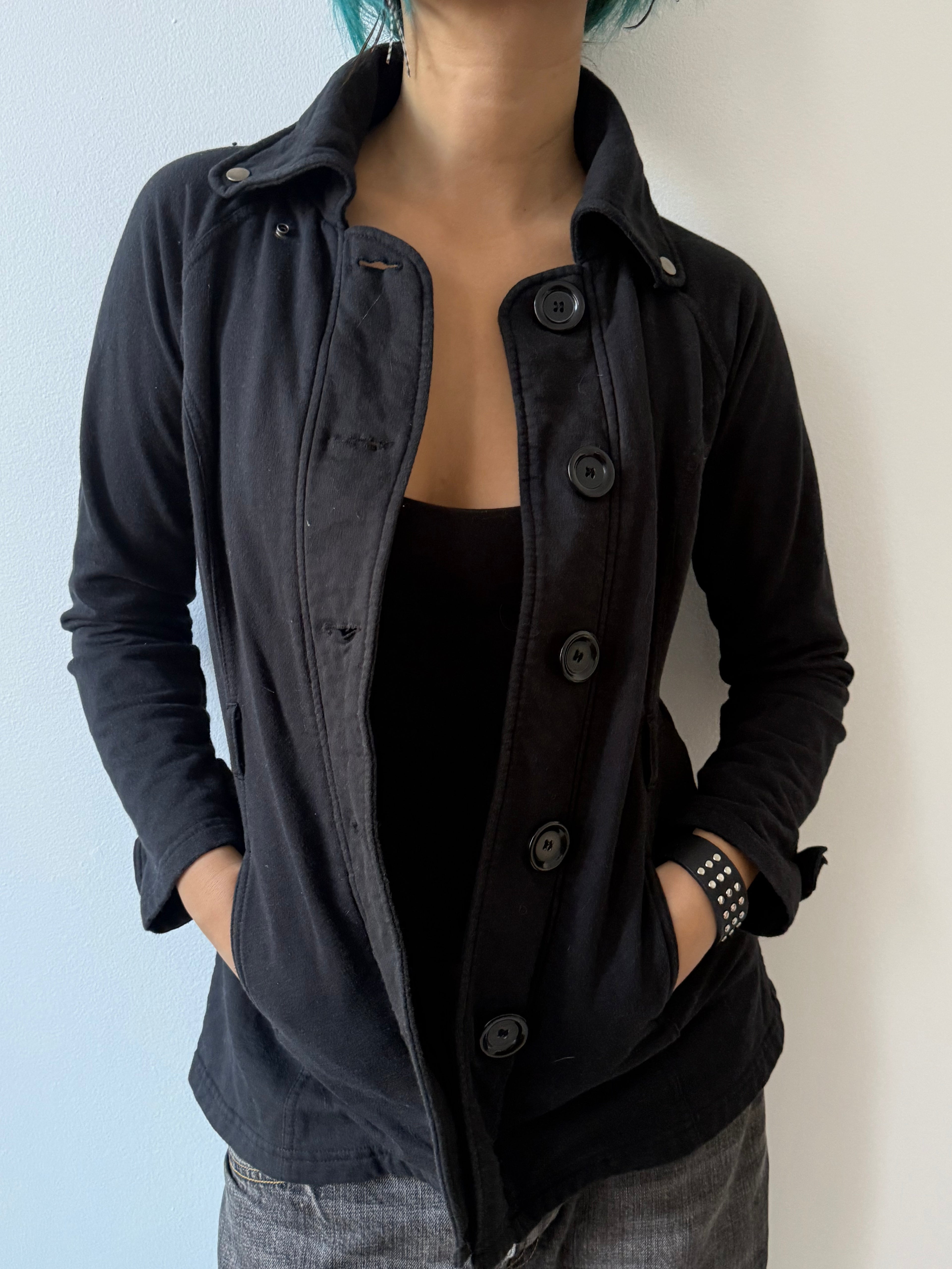 kitty button-up coat
