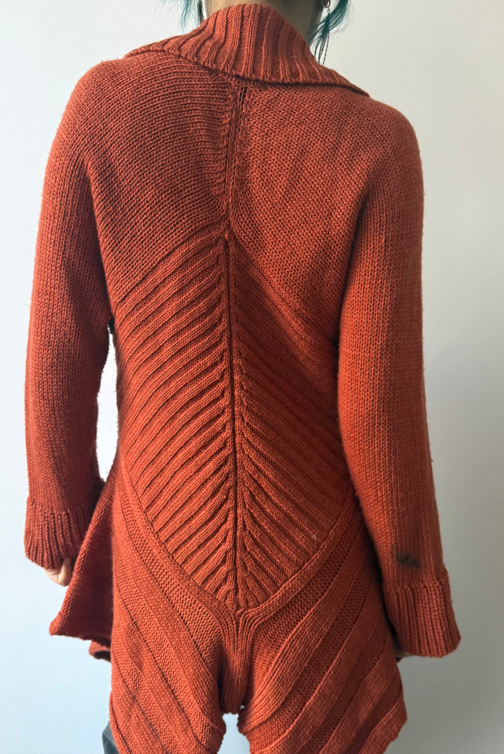ruffle cardigan