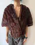 fur shawl