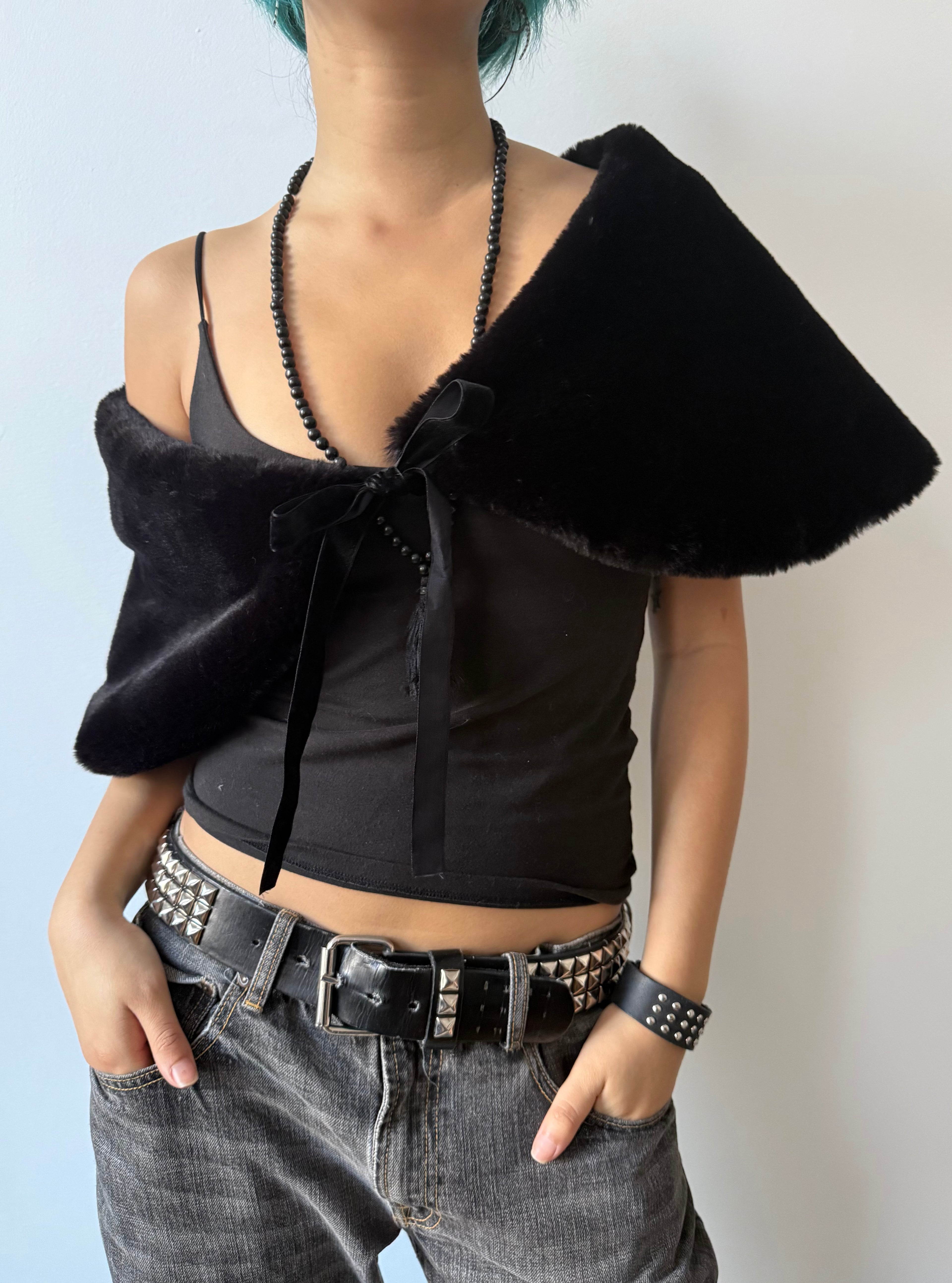 fur bolero
