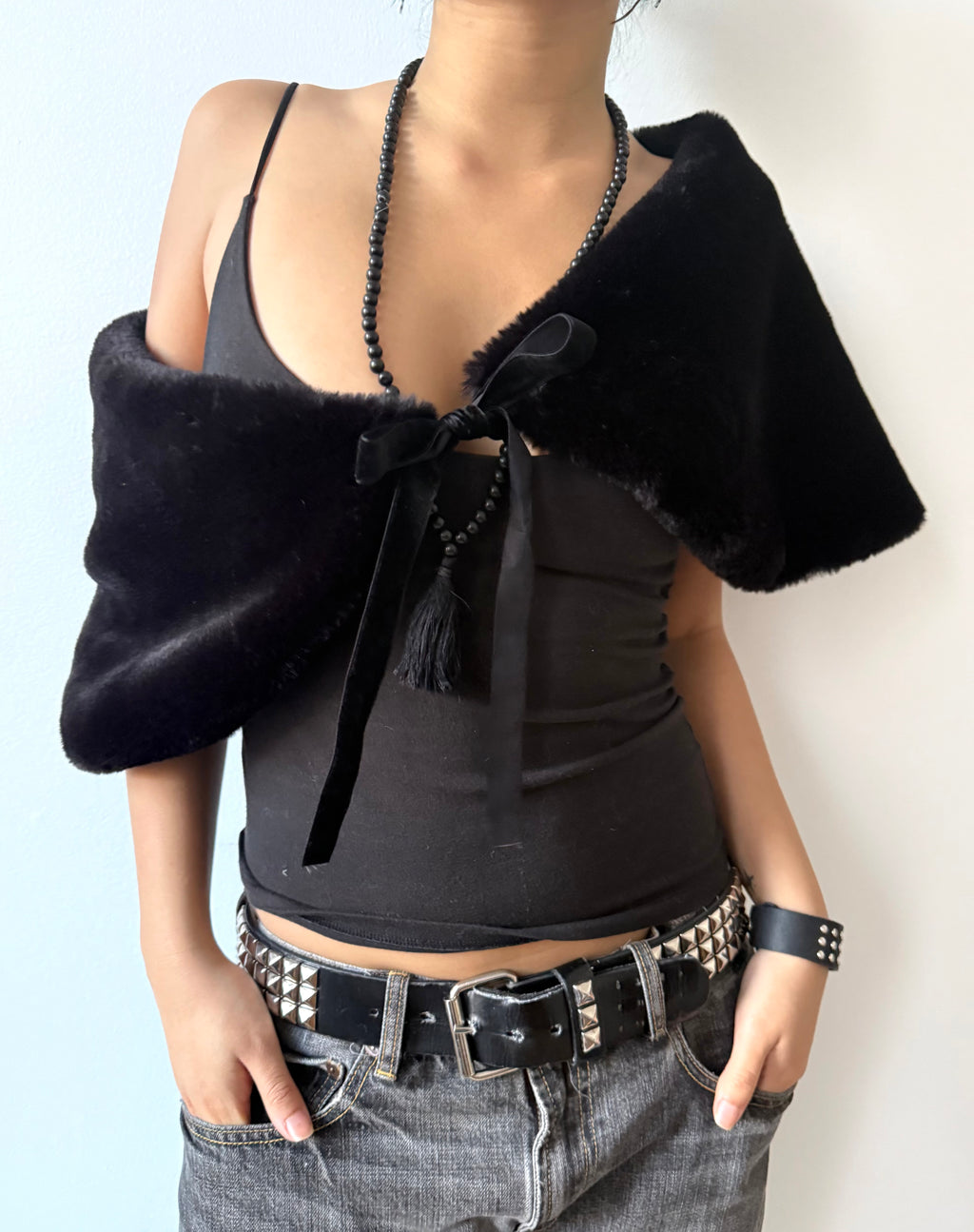 fur bolero