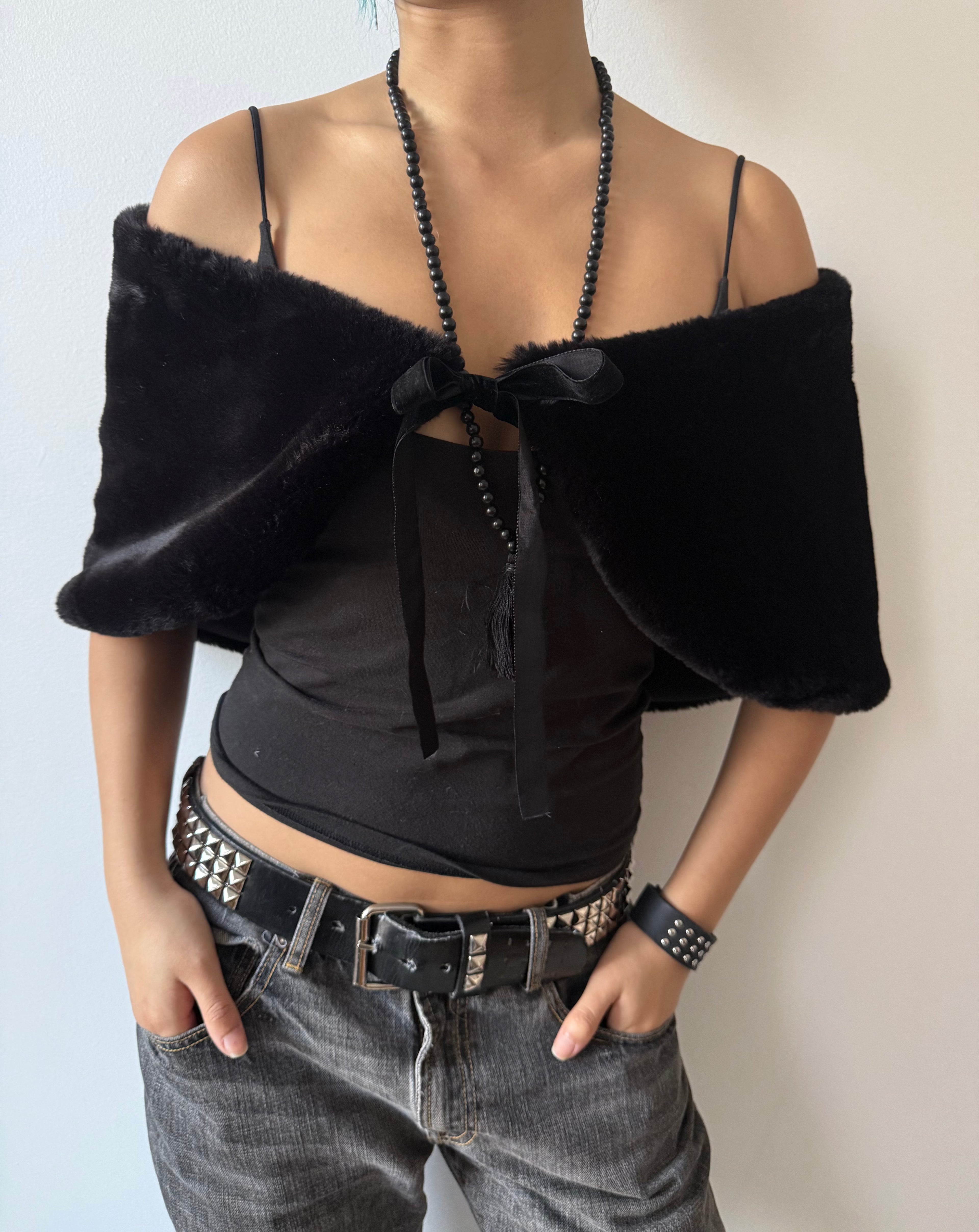 fur bolero