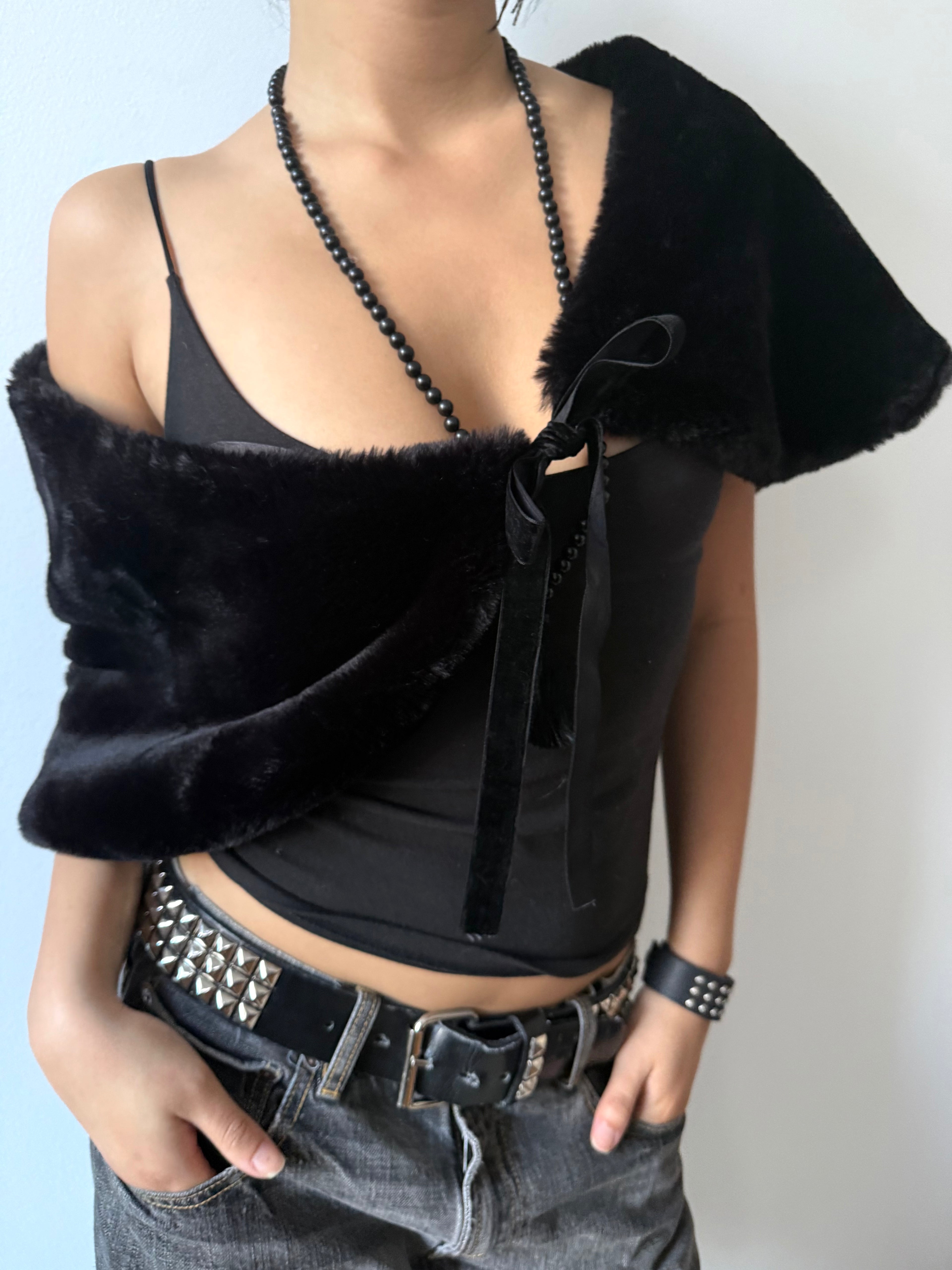 fur bolero