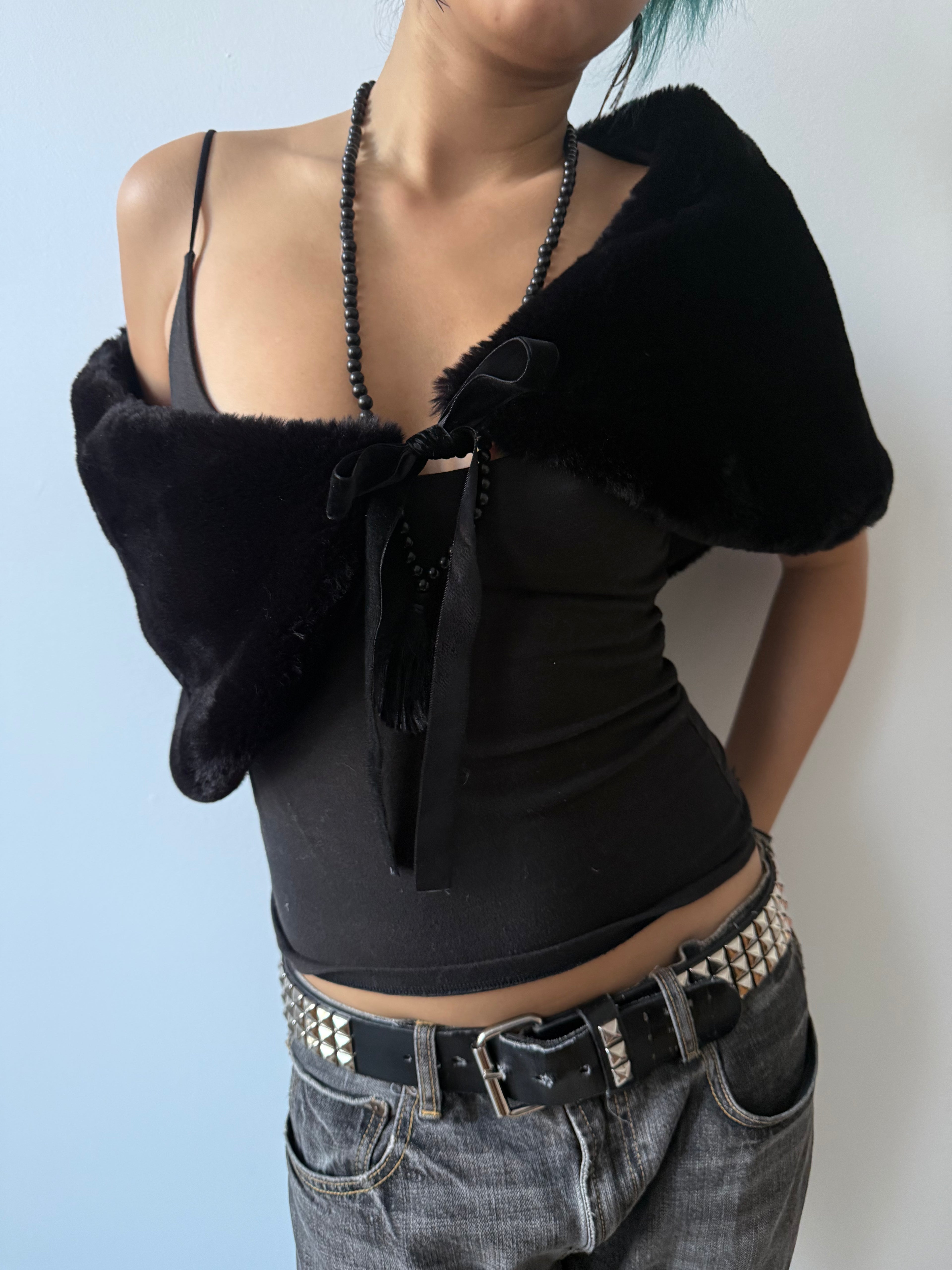 fur bolero